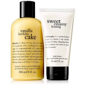 Philosophy Vanilla Cake and Frosting set 🧁 | NWOT